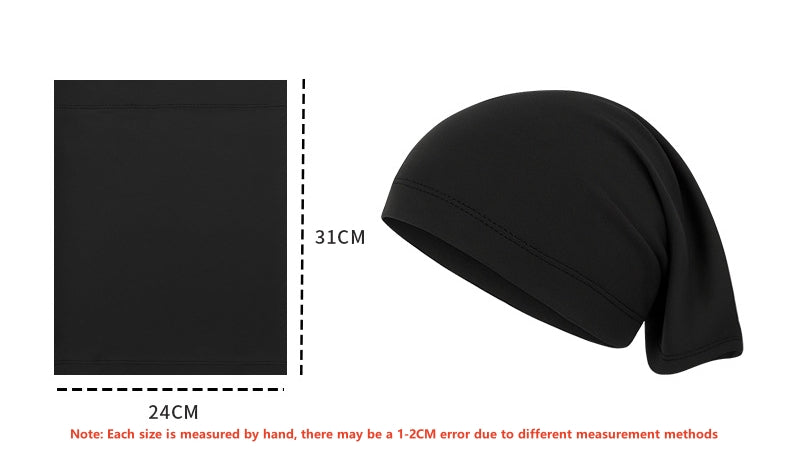 GT004 Summer personality ice silk hijab cap