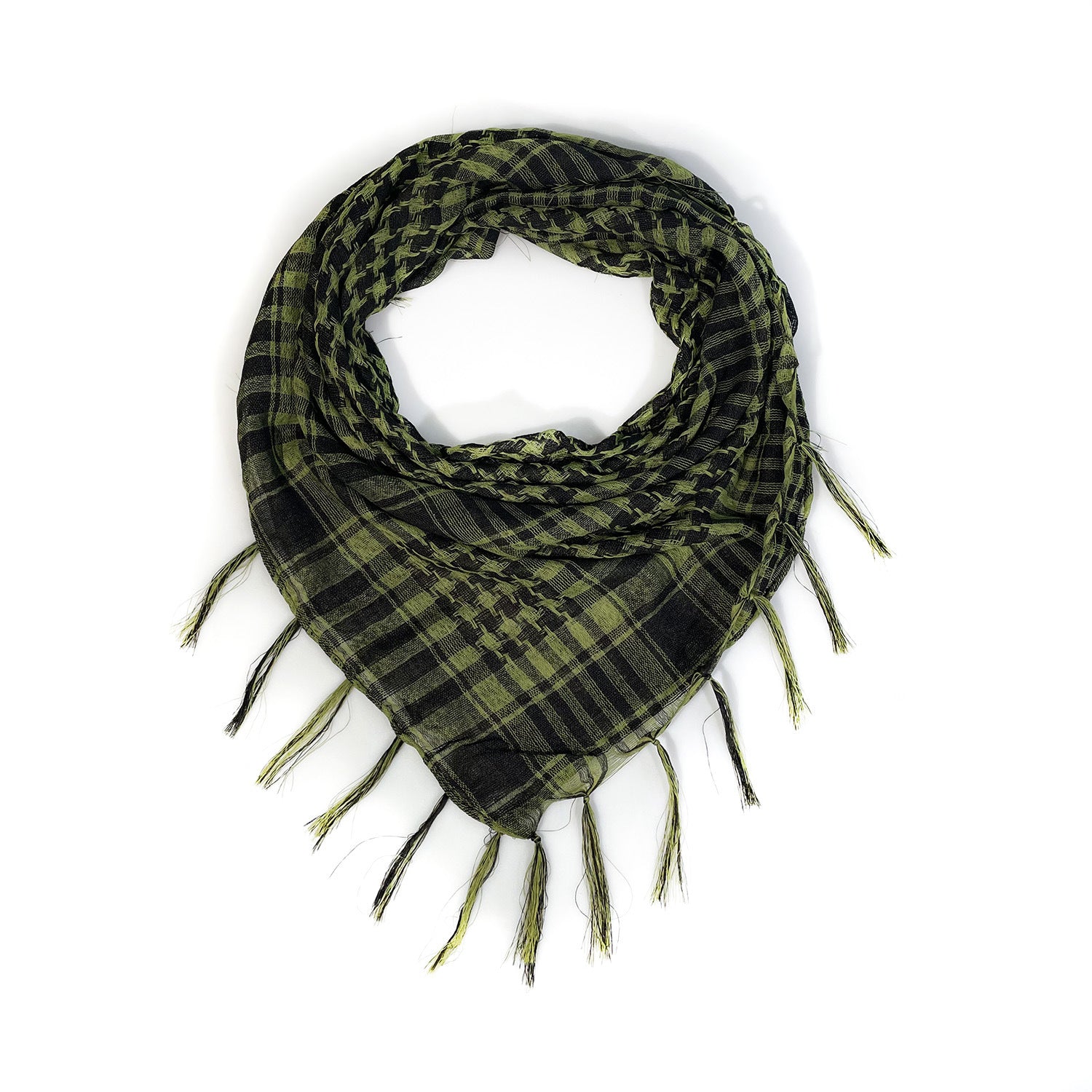 XA001 98*98cm Web Silk Houndstooth Square Scarf