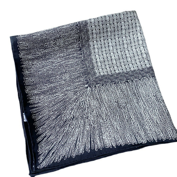 Pañuelo de seda de morera de 110*110 cm.