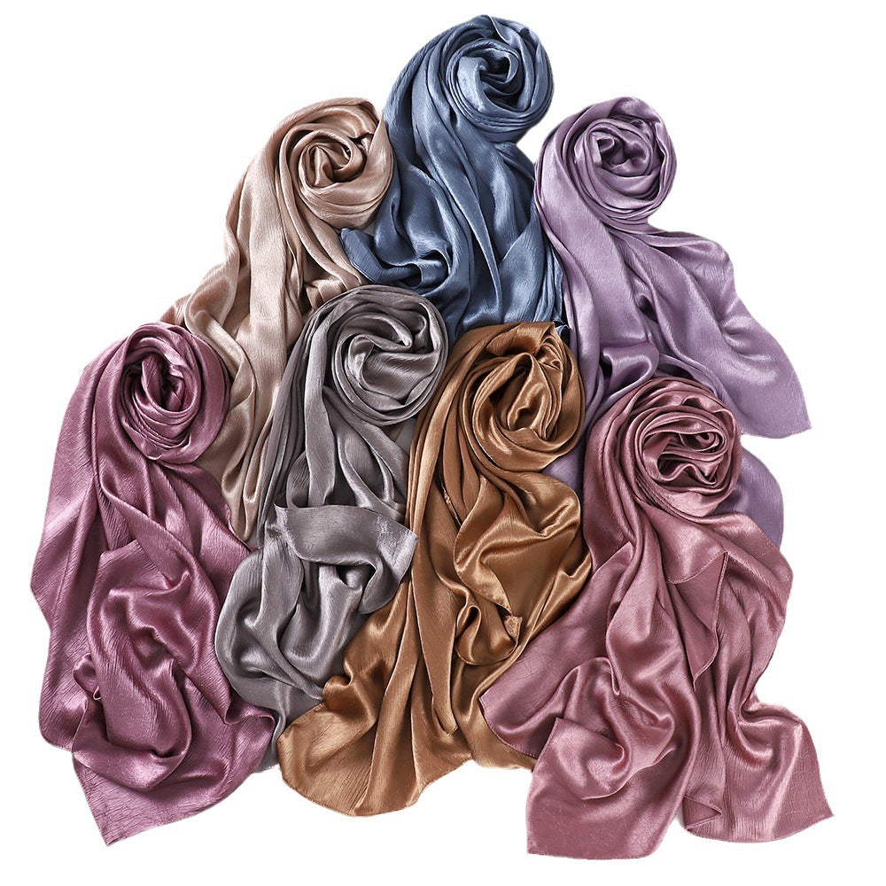 MSL312 tudung sutera satin plain