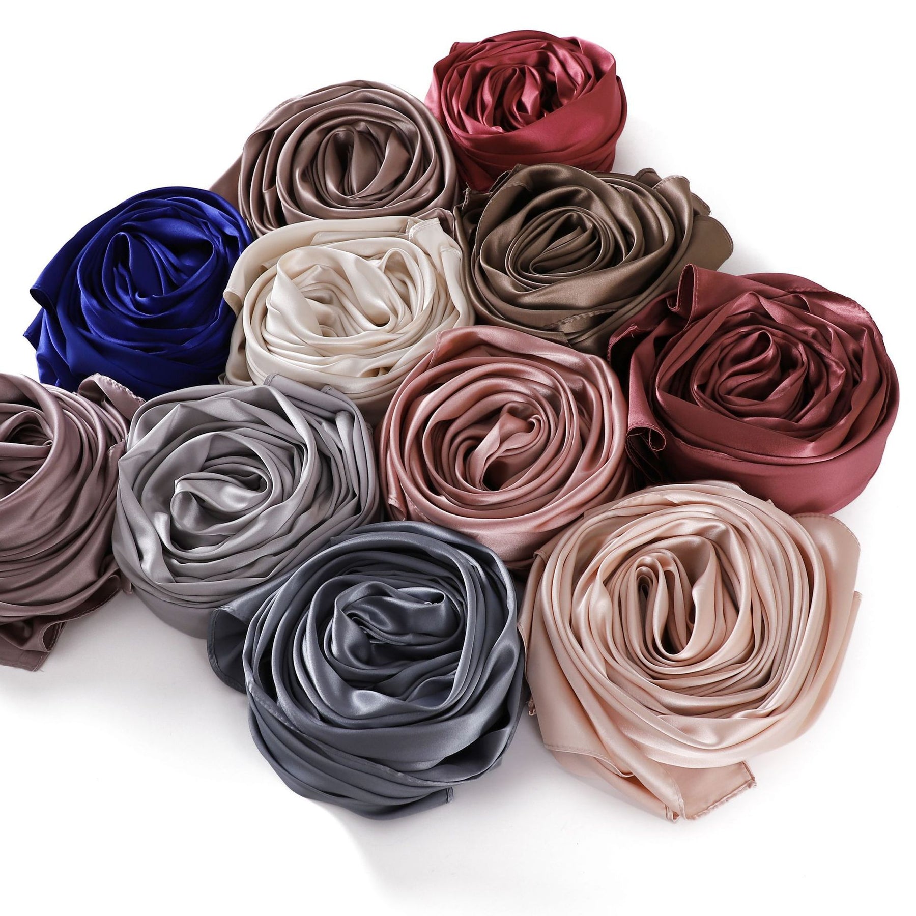 A37 imitation silk satin long multi-purpose scarf - MinYang Fashion Apparel Accessory Manufacturer