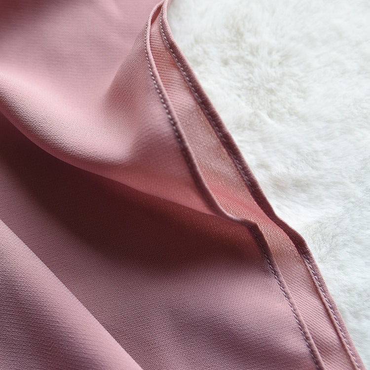 HYWJ017 Chiffon linen soft breathable silky Muslim hijab