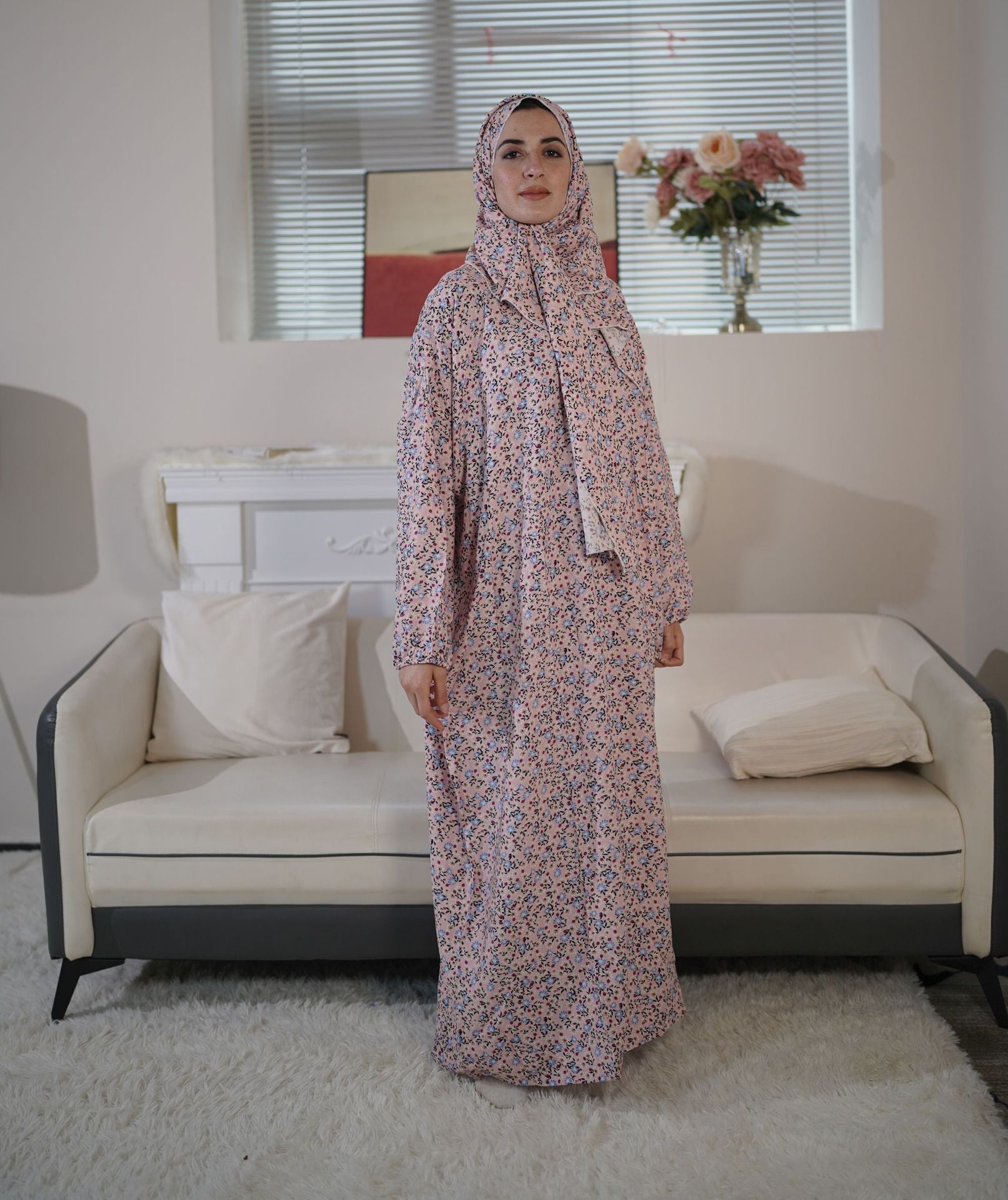 38 Middle Eastern Islamic women's robes large size Muslim prayer clothes abaya Dresses/gowns prayer set