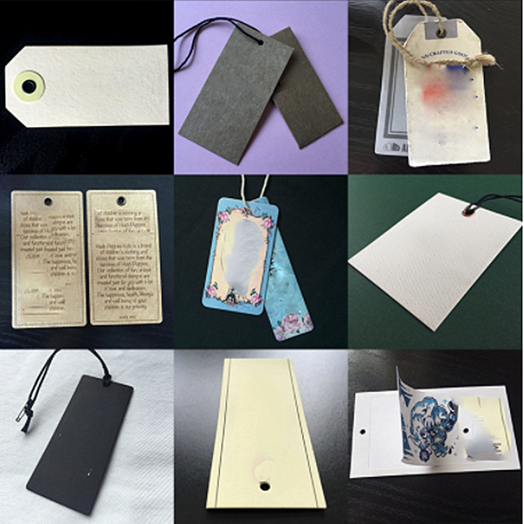 002 Custom label opp bag sewing label paper tag make your own hijab - MOQ:500 - MinYang Fashion Apparel Accessory Manufacturer