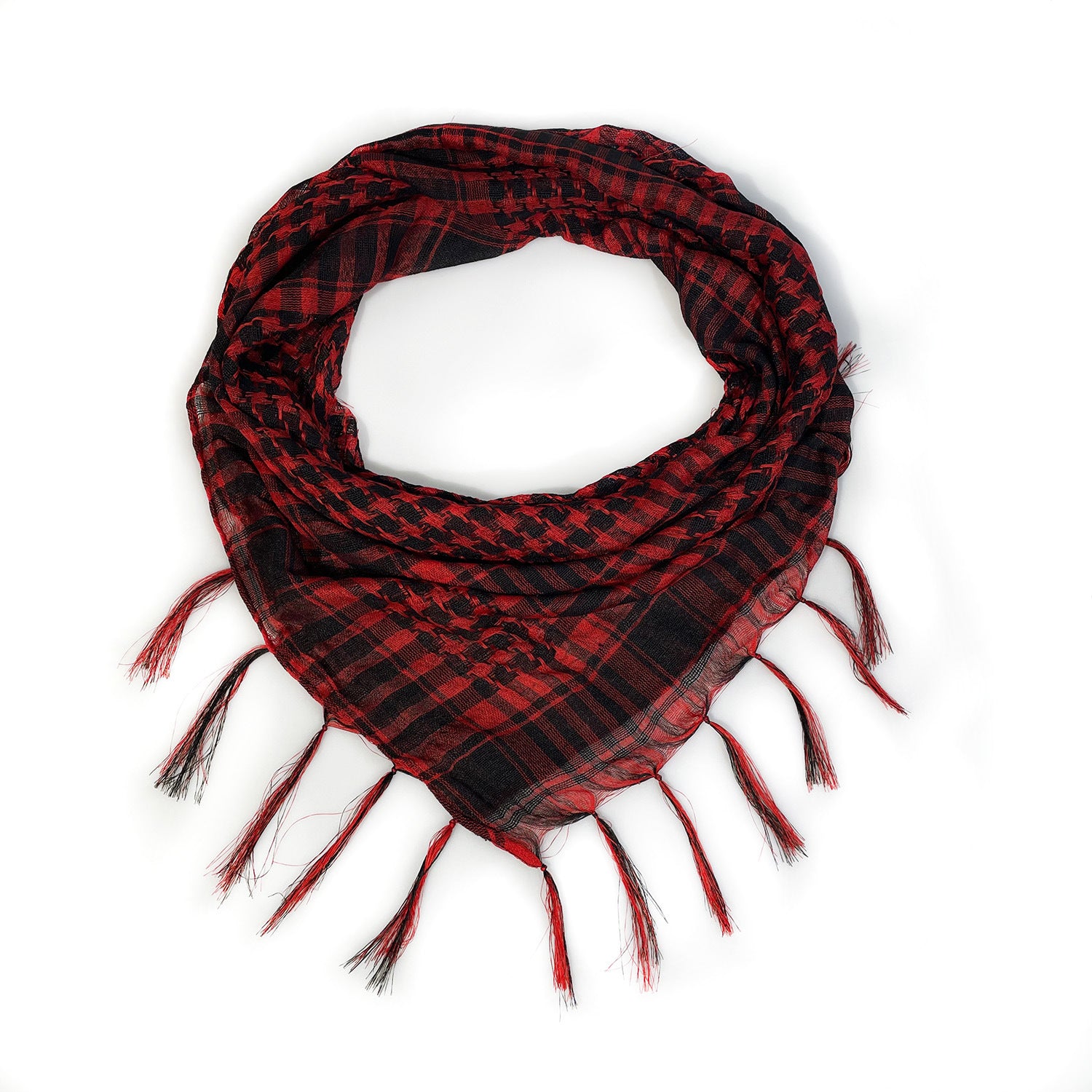 XA001 98*98cm Web Silk Houndstooth Square Scarf