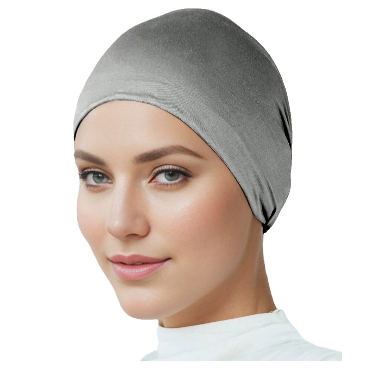 MSL124 Solid color jersey hijab cap