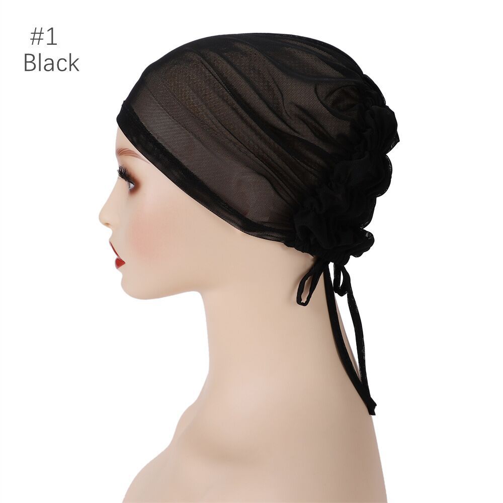 YS002 Nuevo gorro de gasa con vendaje de color sólido