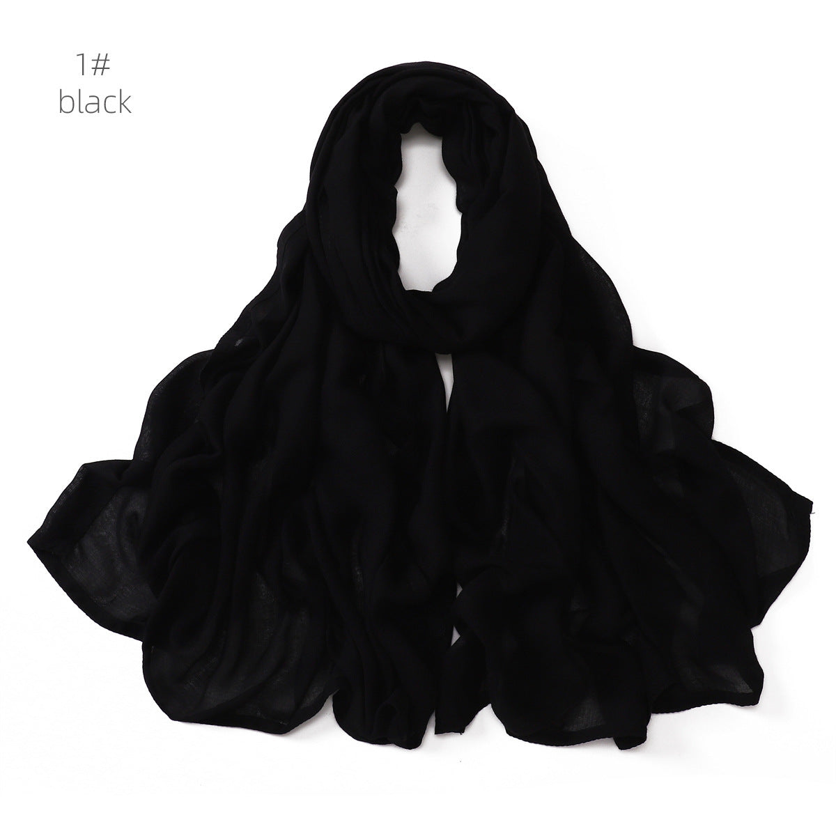 YZ228 High Quality Modal Scarf Shawl Small Size Solid Color Headband