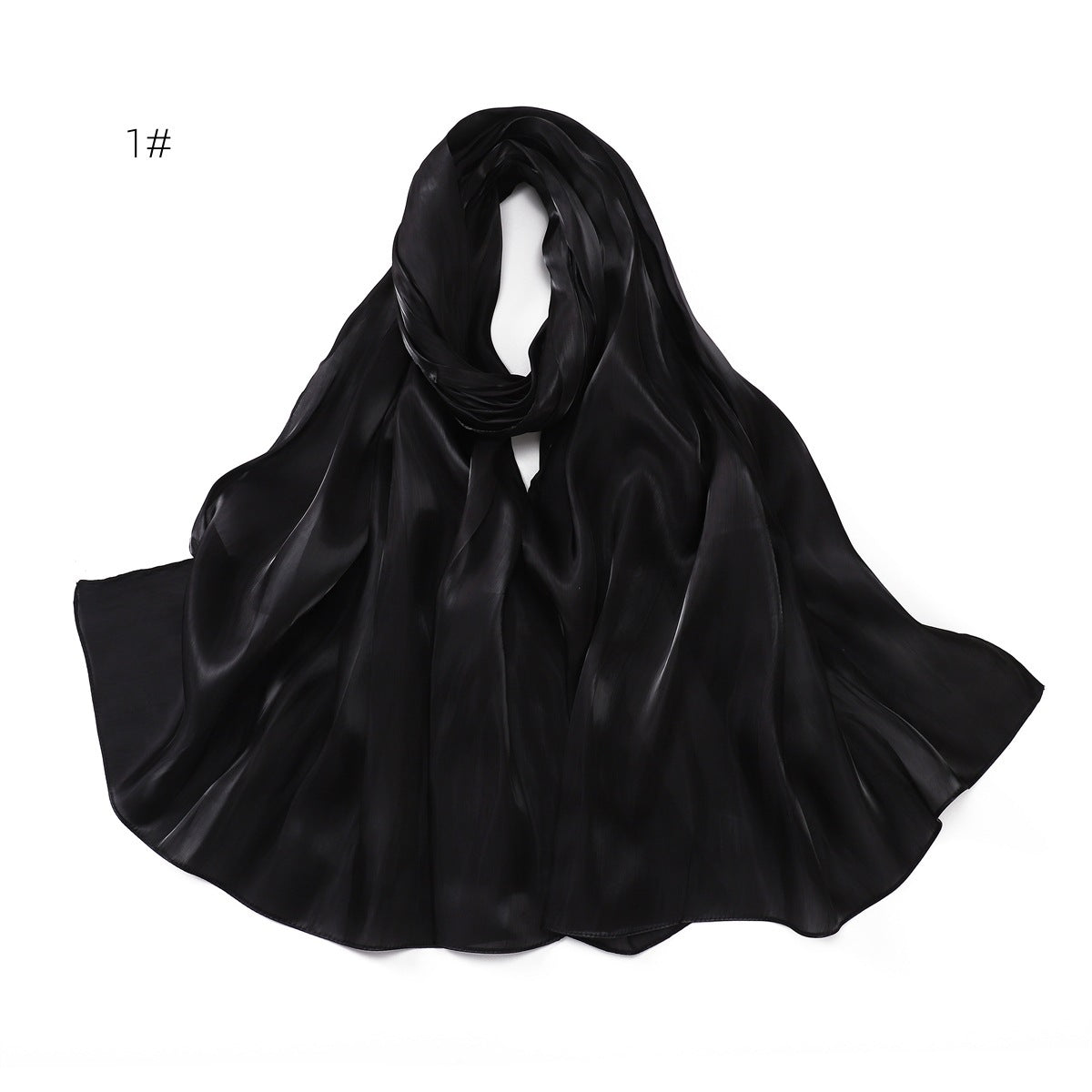 YZ206 Spring and summer new thin soft shiny silk shawl scarf