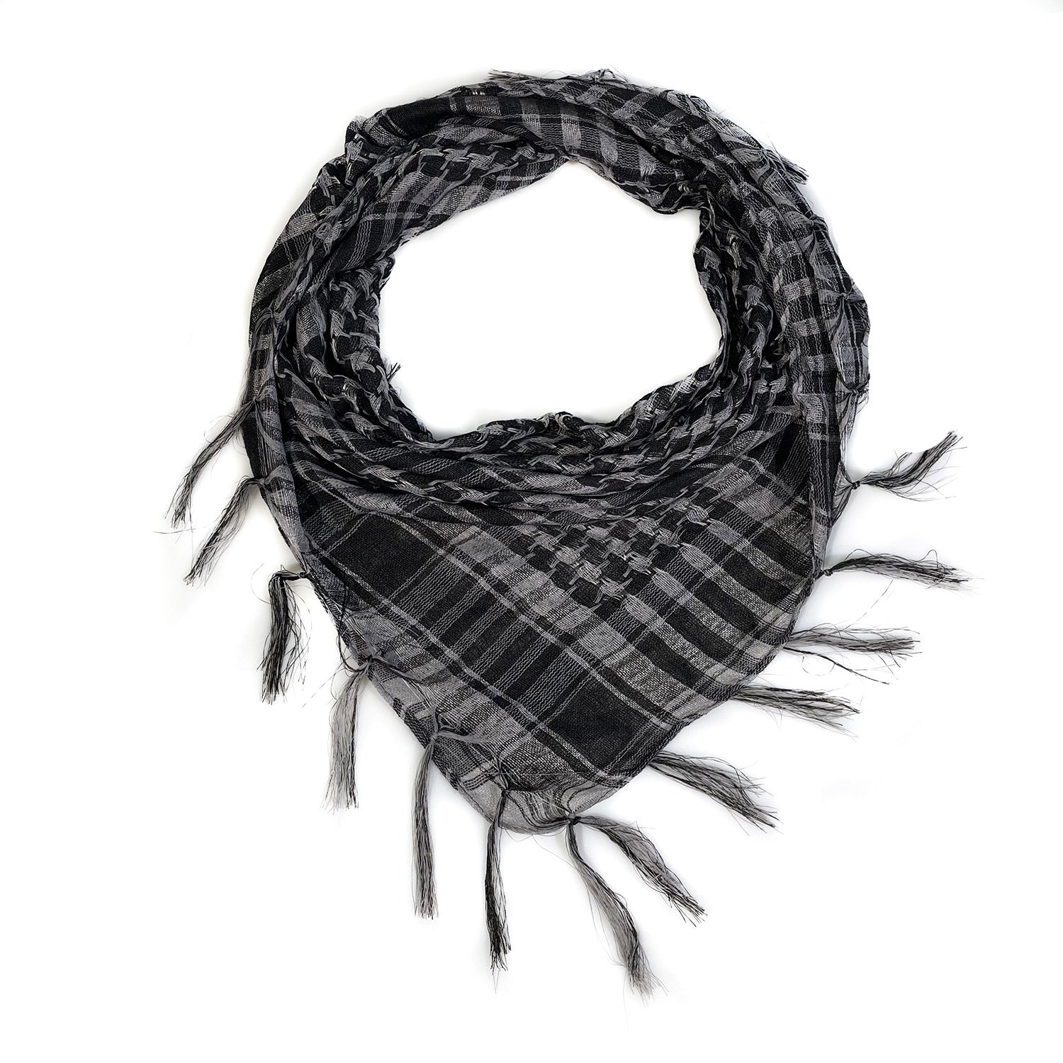XA001 98*98cm Web Silk Houndstooth Square Scarf