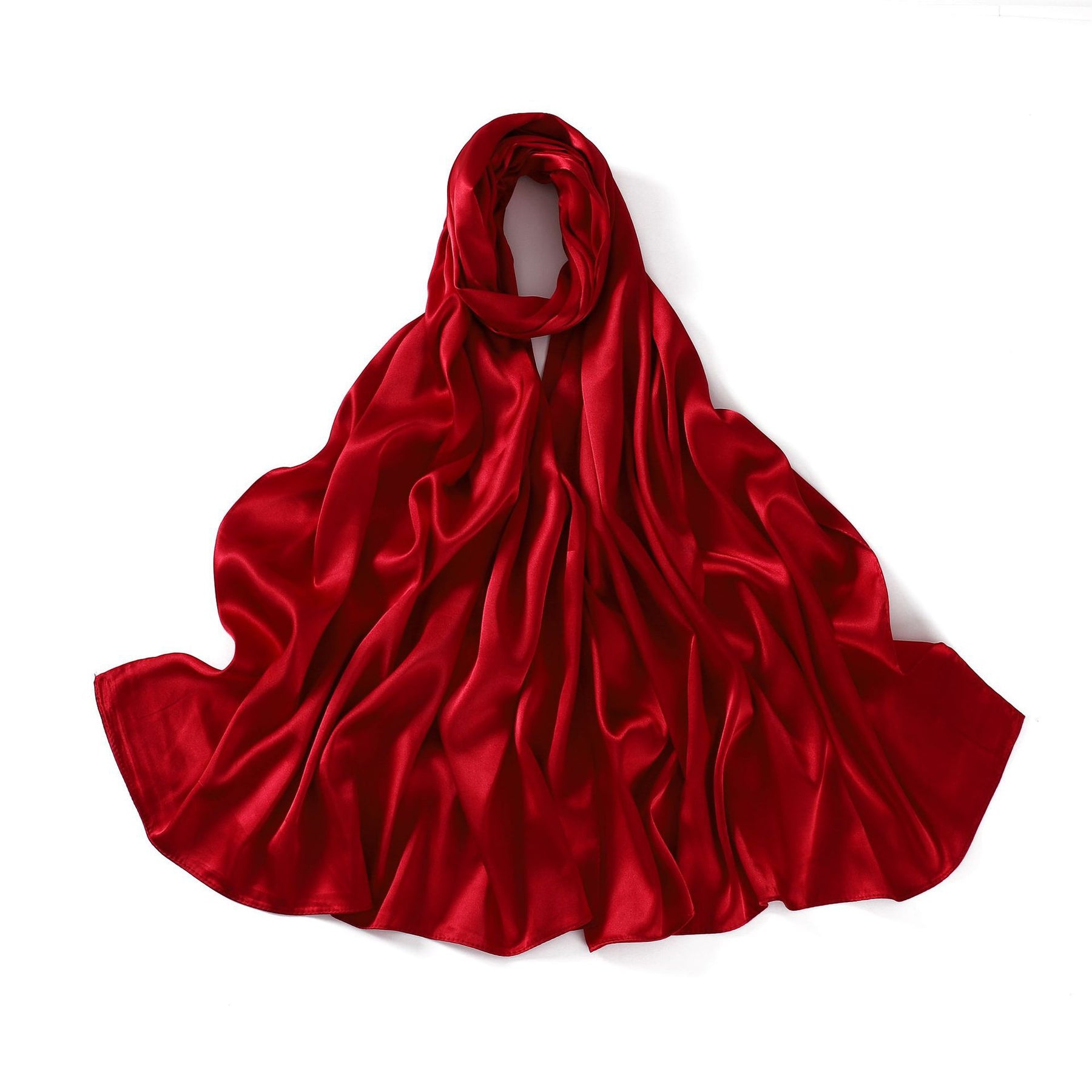 A37 imitation silk satin long multi-purpose scarf - MinYang Fashion Apparel Accessory Manufacturer