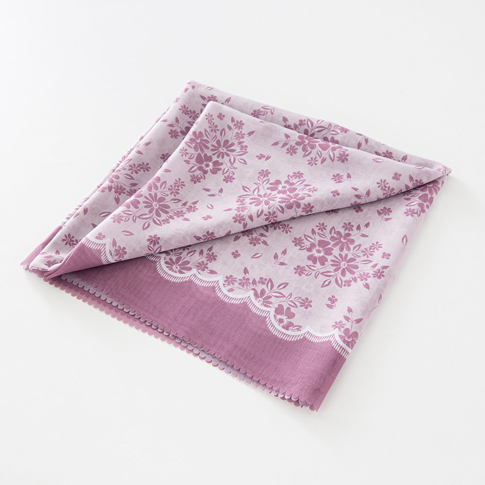 WJA280 Lace Bali Print High Quality Sun Protection Headscarf Indonesian Headscarf Scarf