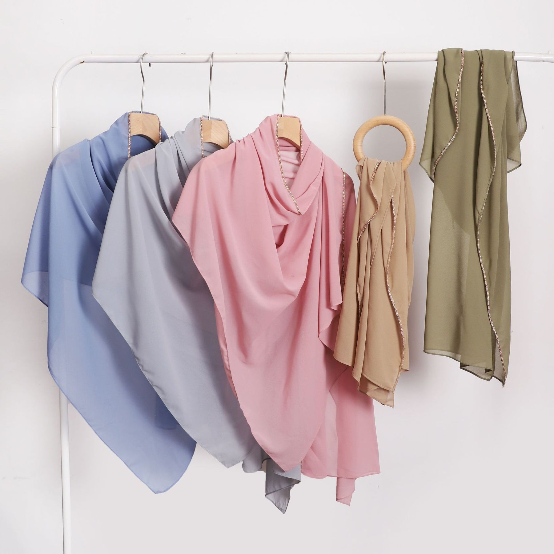 20241019-1  Washable chiffon turban - MOQ:2 - MinYang Fashion Apparel Accessory Manufacturer