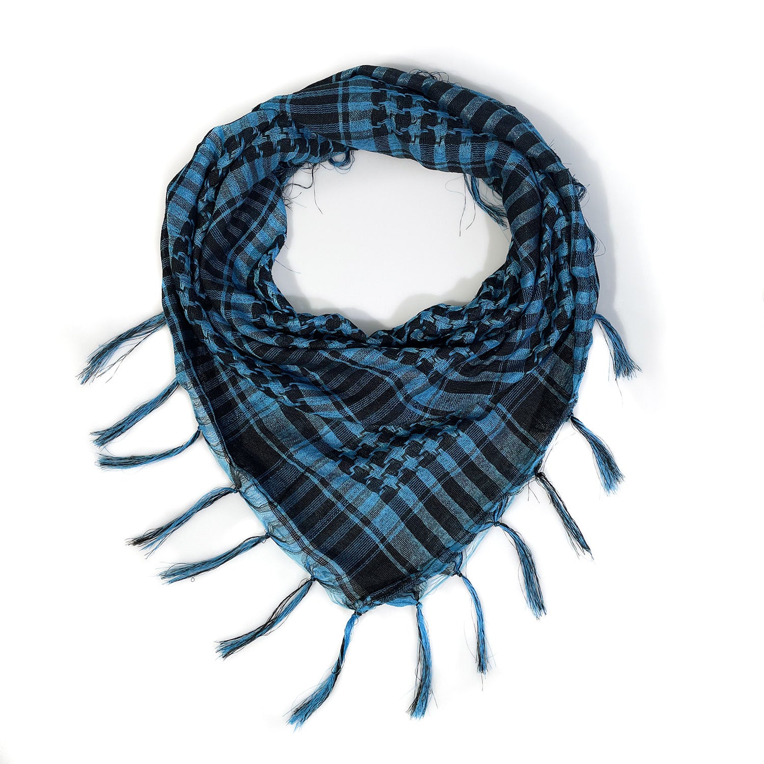 XA001 98*98cm Web Silk Houndstooth Square Scarf