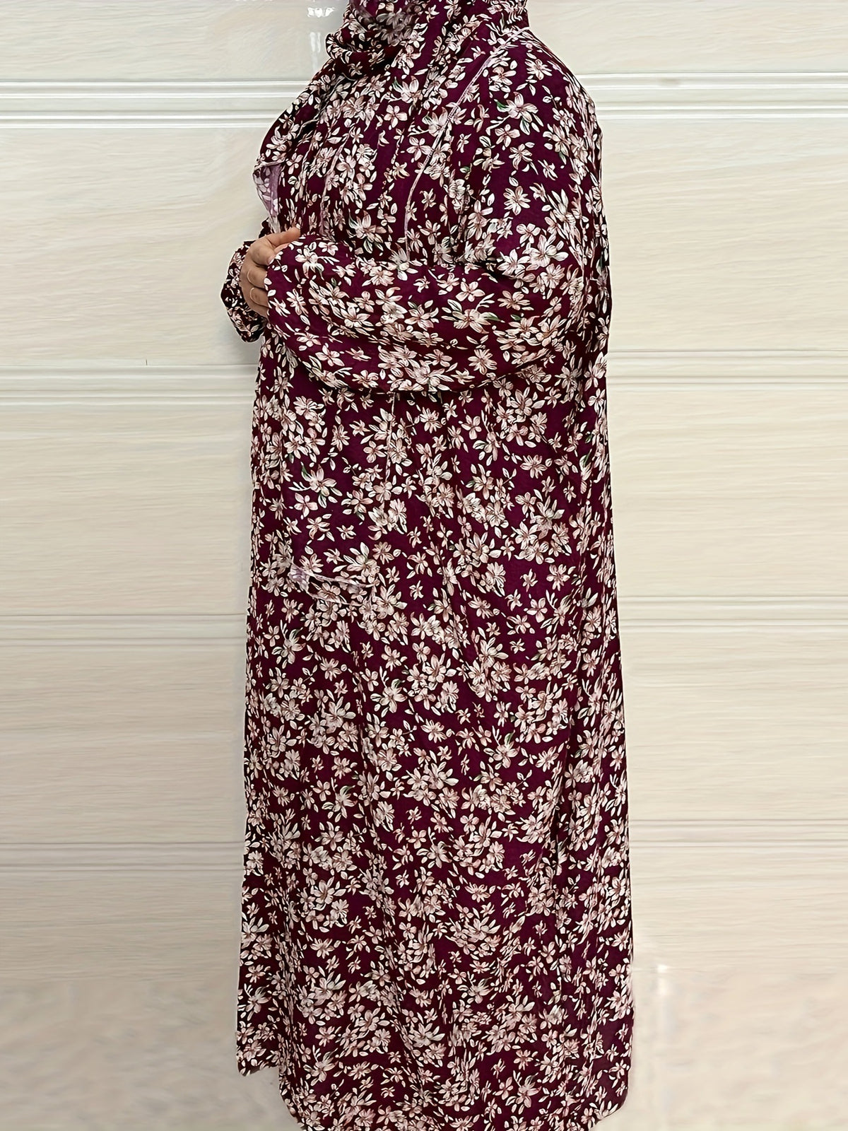 555 Middle Eastern Islamic women's robes large size Muslim prayer clothes Dresses/gowns prayer set - MinYang Fashion Apparel Accessory Manufacturer