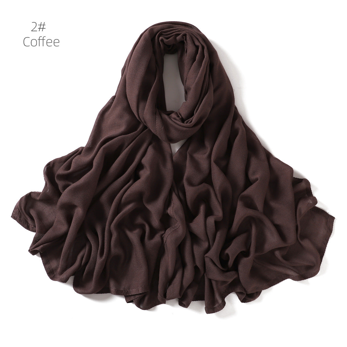 YZ228 High Quality Modal Scarf Shawl Small Size Solid Color Headband