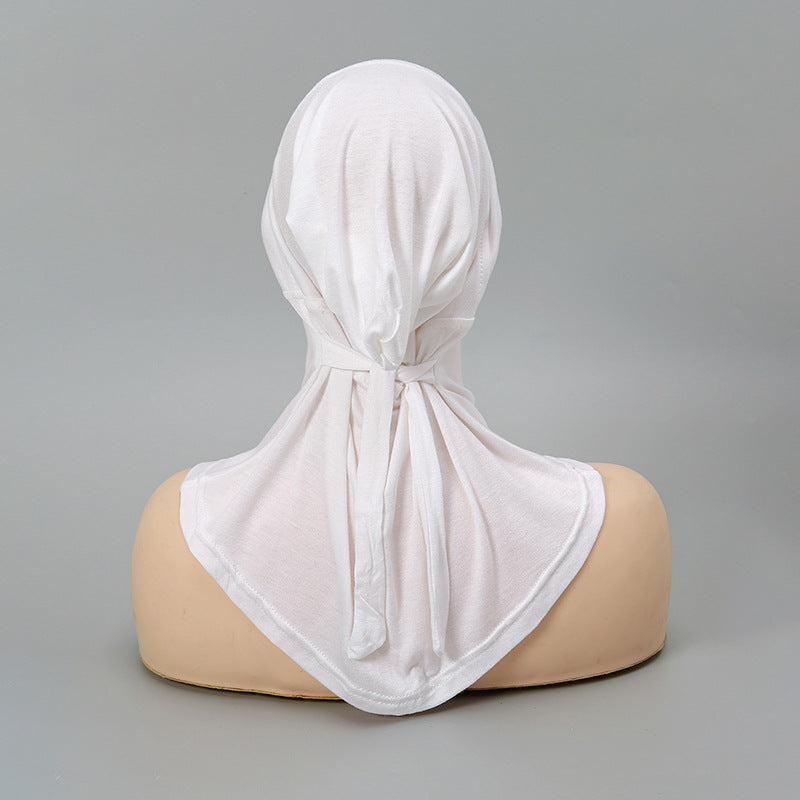 MSL109 Single layer lace-up mercerized cotton bottoming cap