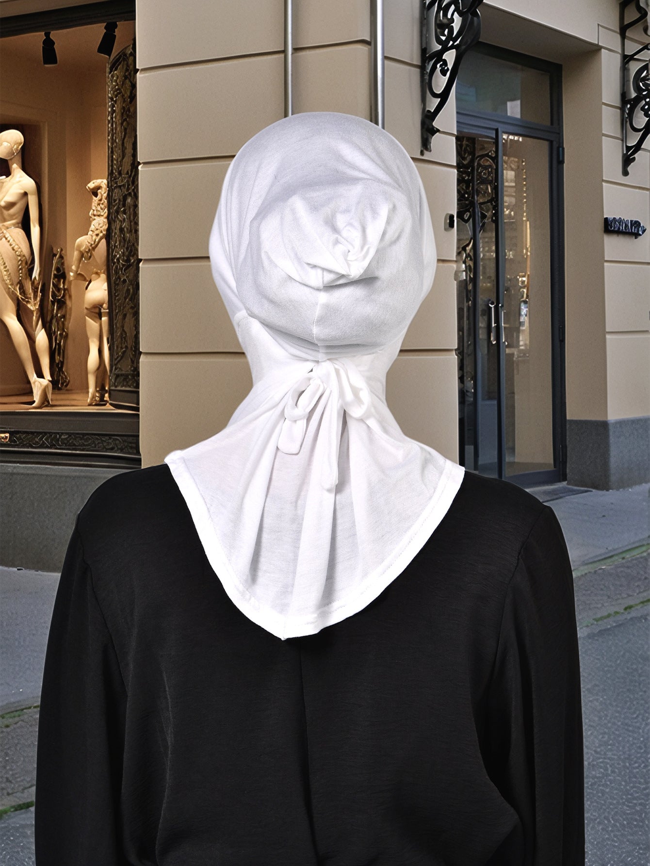 RS016 Mercerized cotton bottoming cap with hot diamond straps
