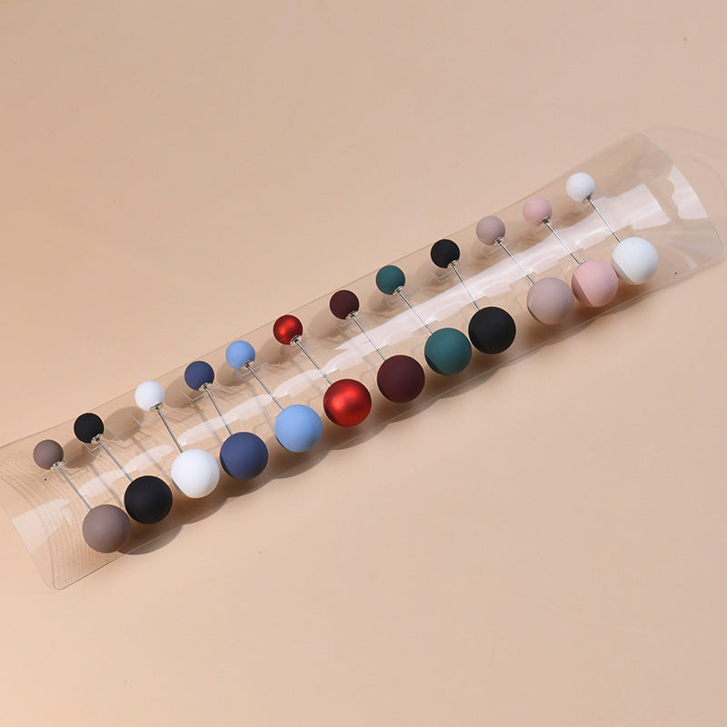 GR632044 Pearl buckle double-ended needle hijab buckle