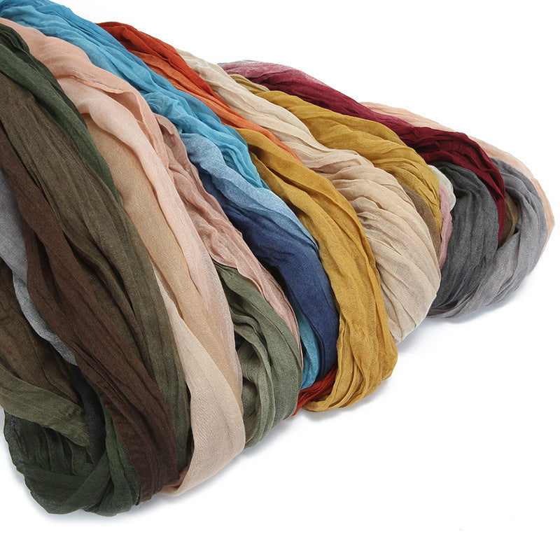 YZ34 Voile Gradient Color hijab hijab/tudung printed hijab printed scarf