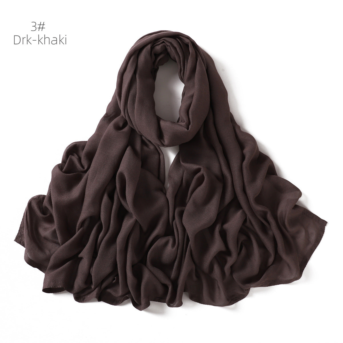 YZ228 High Quality Modal Scarf Shawl Small Size Solid Color Headband