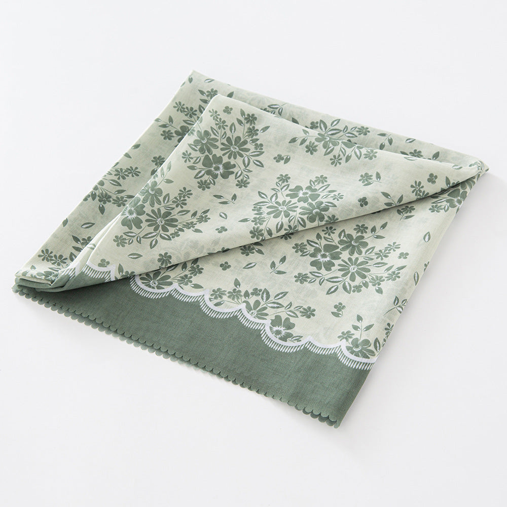 WJA280 Lace Bali Print High Quality Sun Protection Headscarf Indonesian Headscarf Scarf