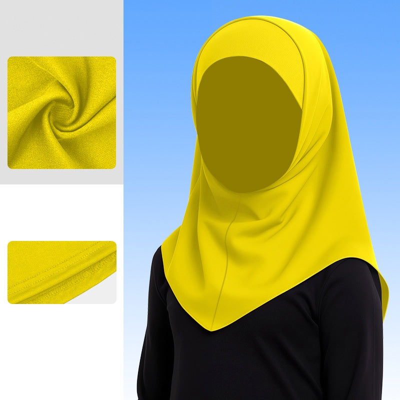 GT001 Sunshade thin ice silk children's hood cap