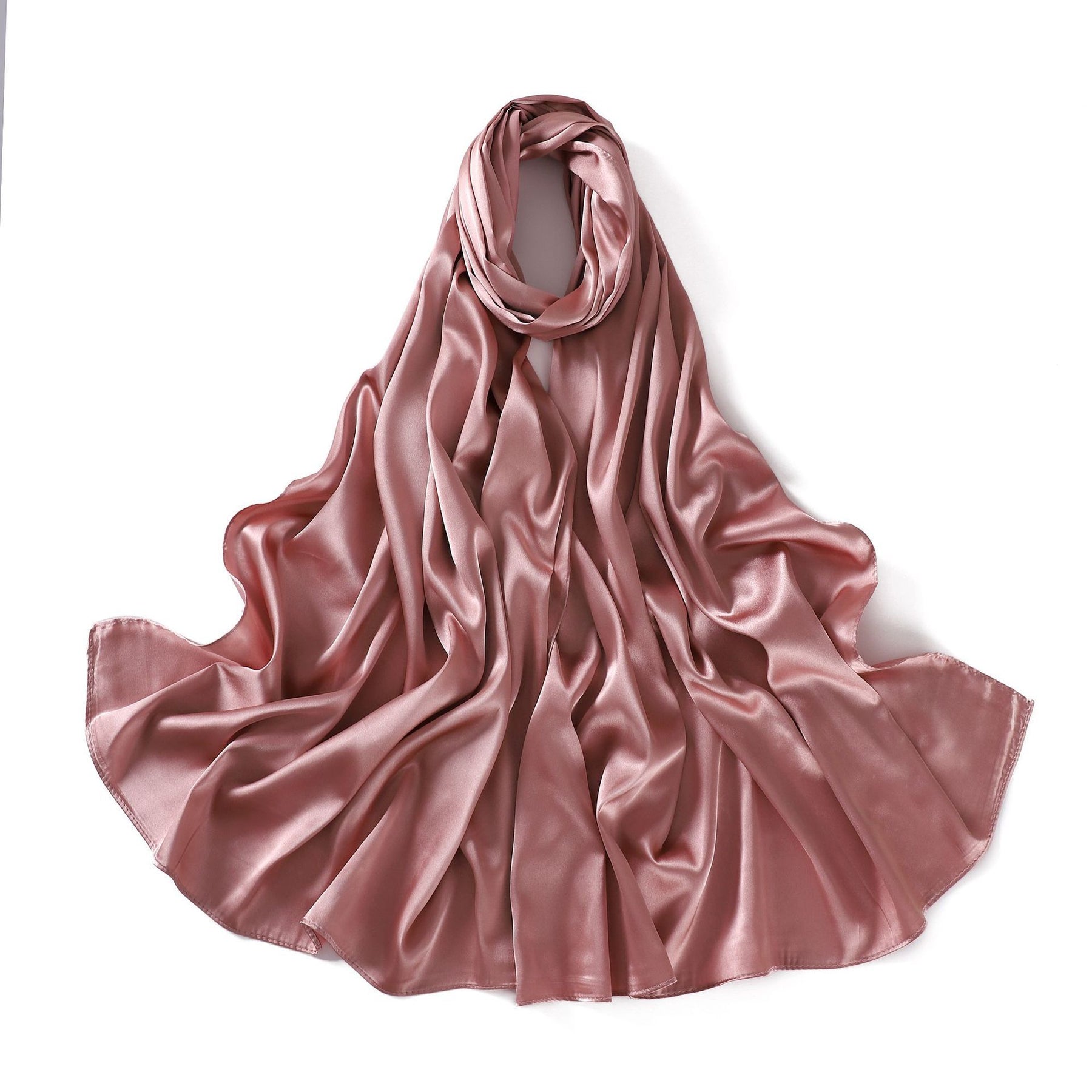 A37 imitation silk satin long multi-purpose scarf - MinYang Fashion Apparel Accessory Manufacturer