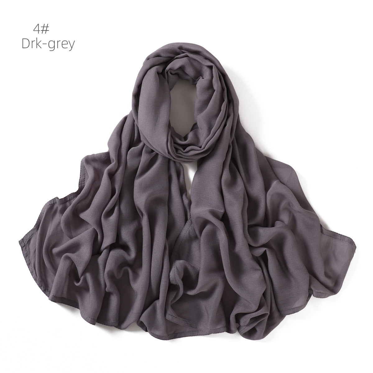 YZ228 High Quality Modal Scarf Shawl Small Size Solid Color Headband