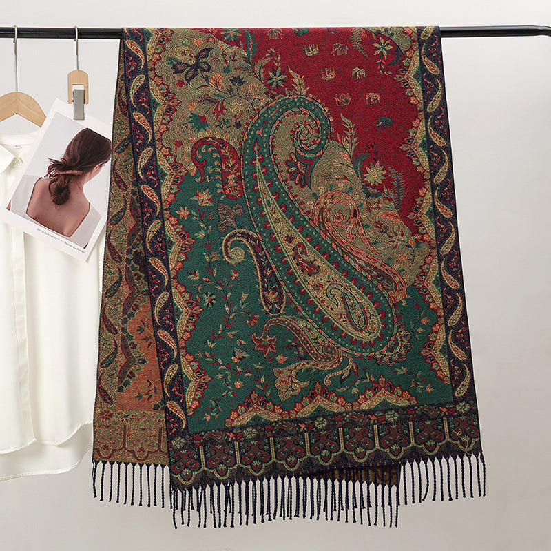 MY07 New core-spun yarn thick warm scarf - MinYang Fashion Apparel Accessory Manufacturer