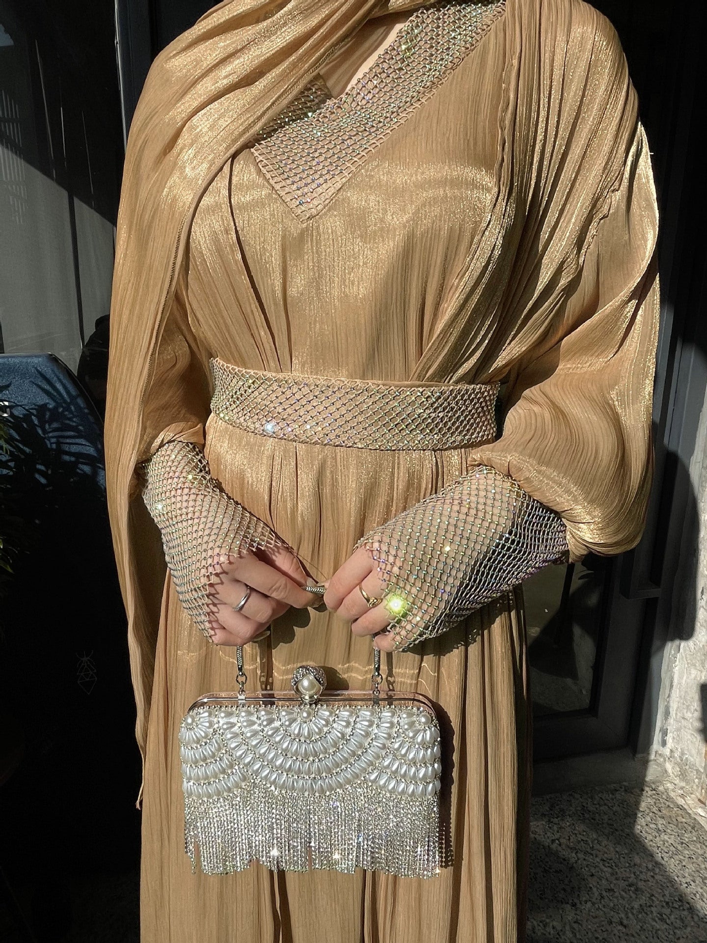 WZ Muslim Chiffon Abaya