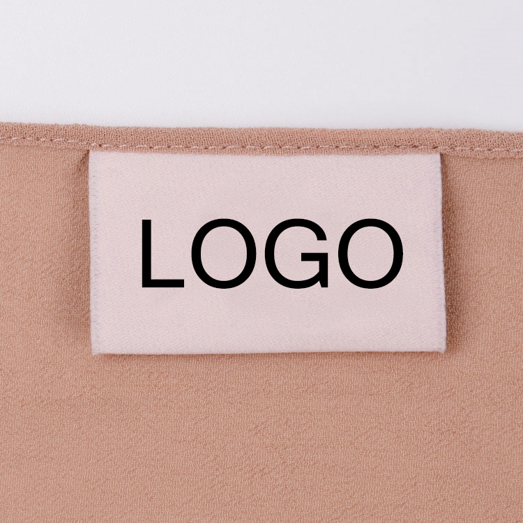 002 Custom label opp bag sewing label paper tag make your own hijab - MOQ:500 - MinYang Fashion Apparel Accessory Manufacturer