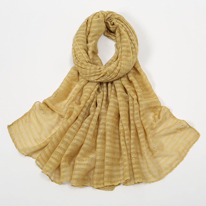 VS784 Popular solid color women's headscarf long scarf - MinYang Fashion Apparel Accessory Manufacturer