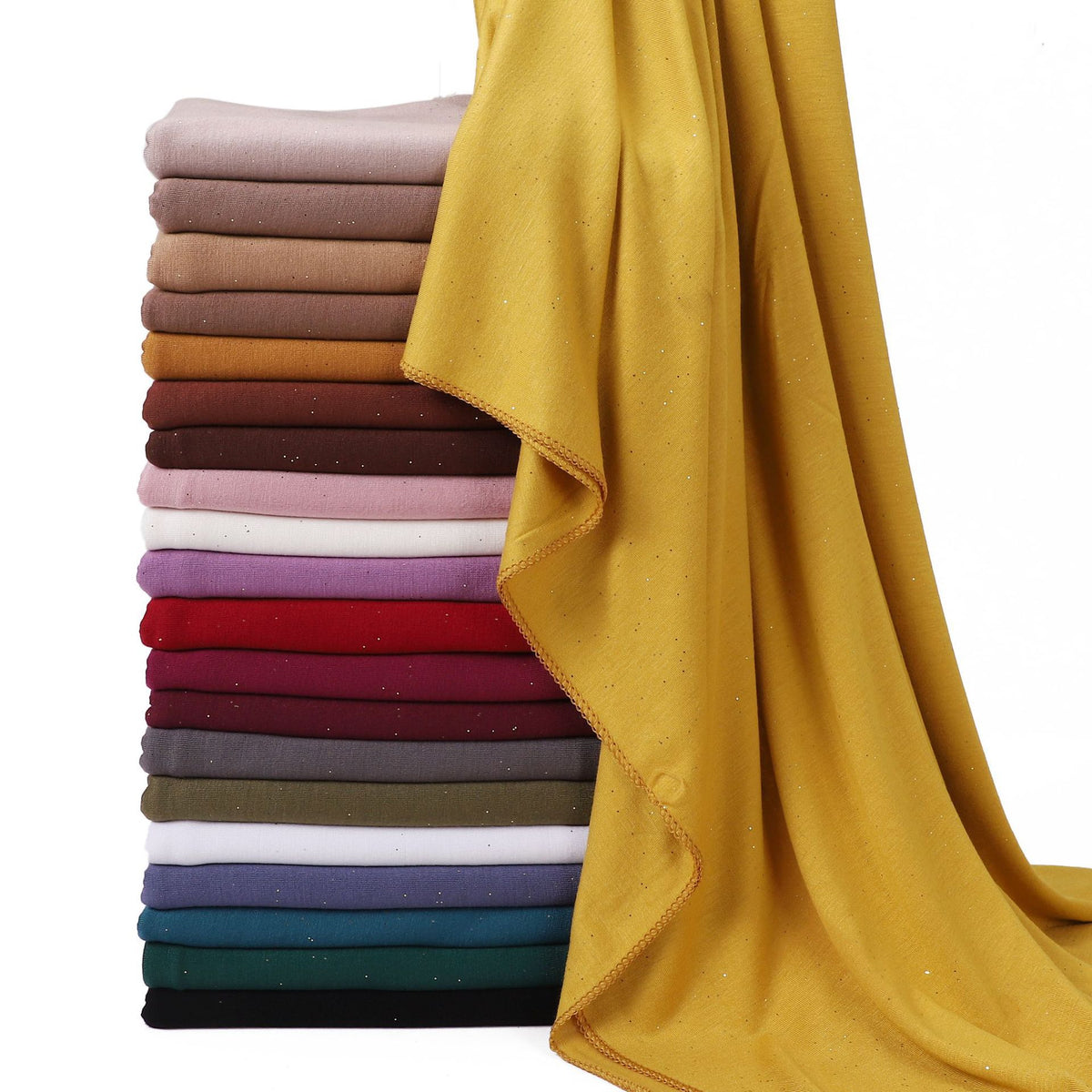 YZ219 Modal elastic mercerized cotton head scarf shawl - MinYang Fashion Apparel Accessory Manufacturer