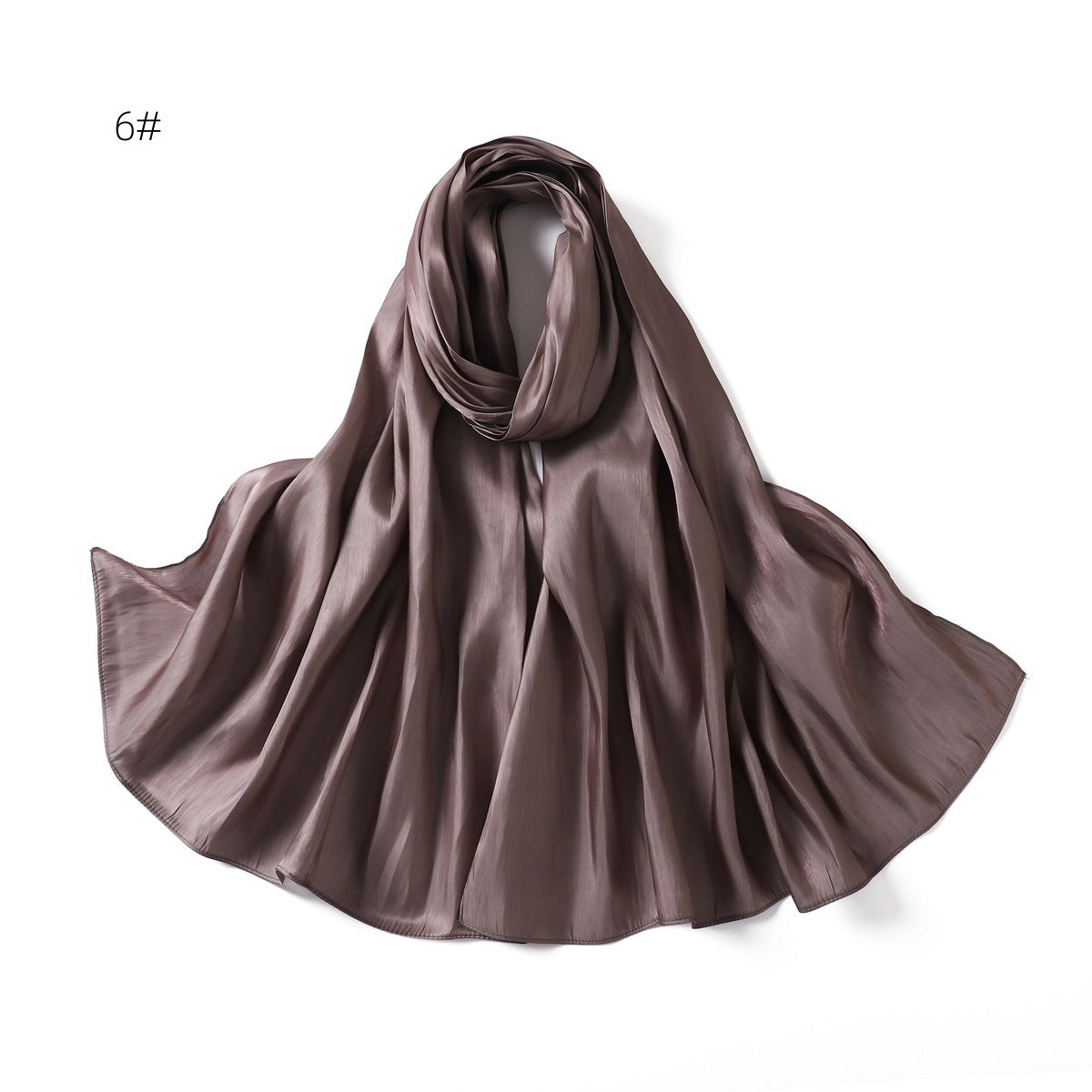 YZ206 Spring and summer new thin soft shiny silk shawl scarf