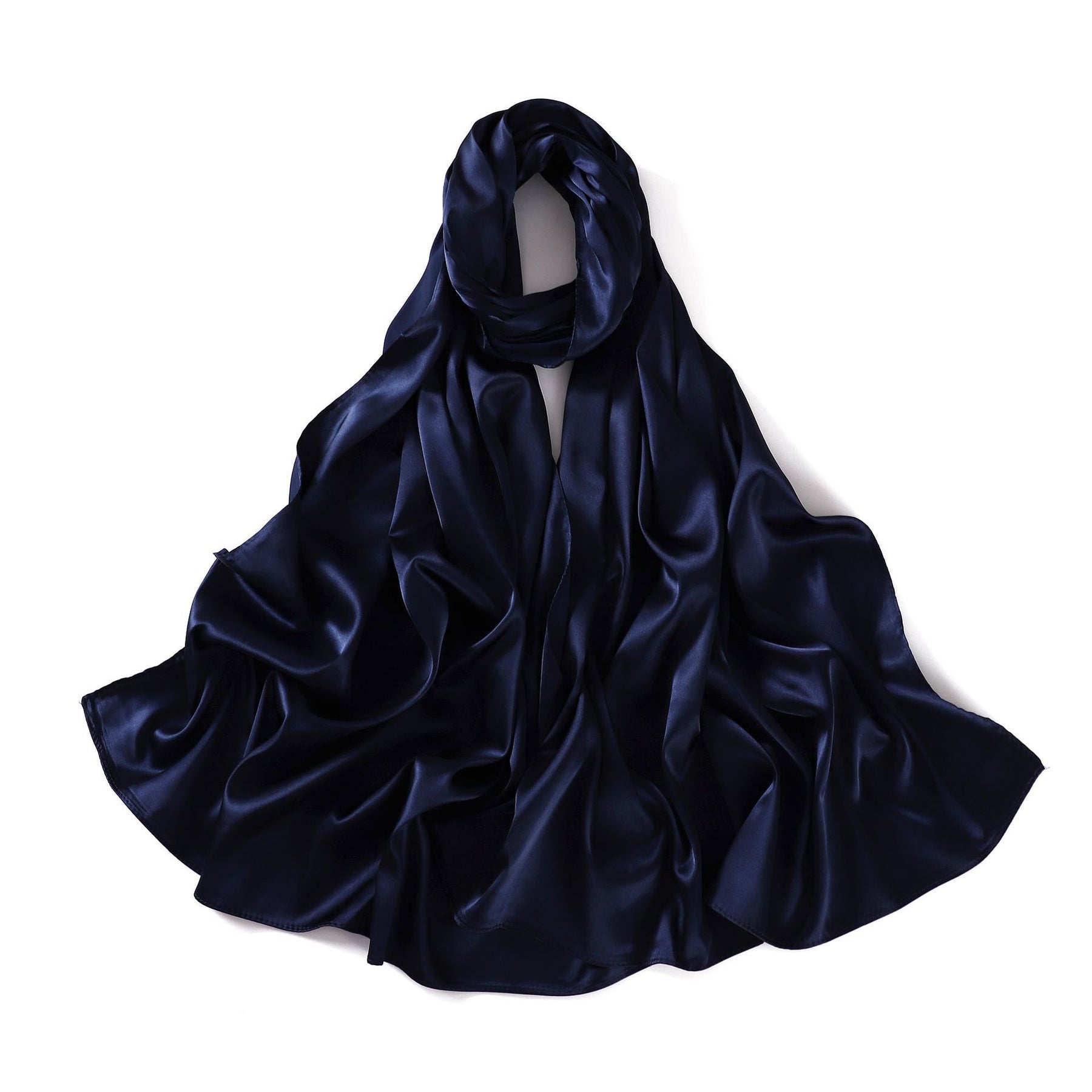 A37 imitation silk satin long multi-purpose scarf - MinYang Fashion Apparel Accessory Manufacturer