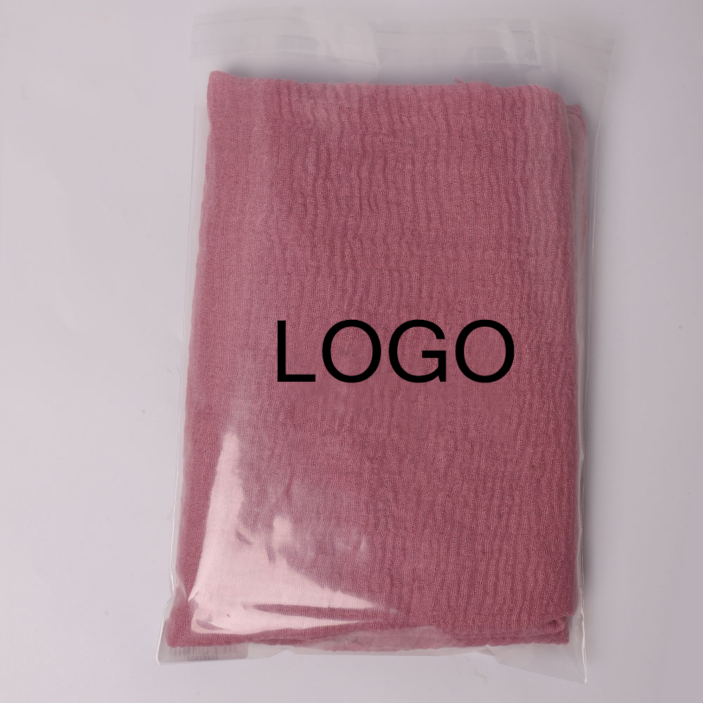002 Custom label opp bag sewing label paper tag make your own hijab - MOQ:500 - MinYang Fashion Apparel Accessory Manufacturer