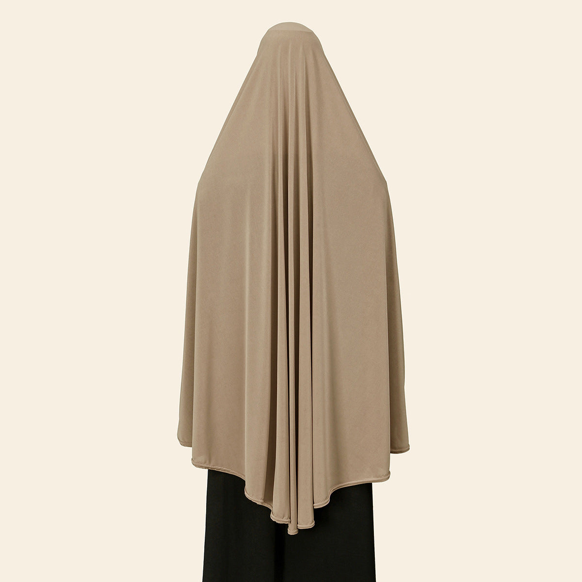 MSL087 Double crystal hemp women's hijab