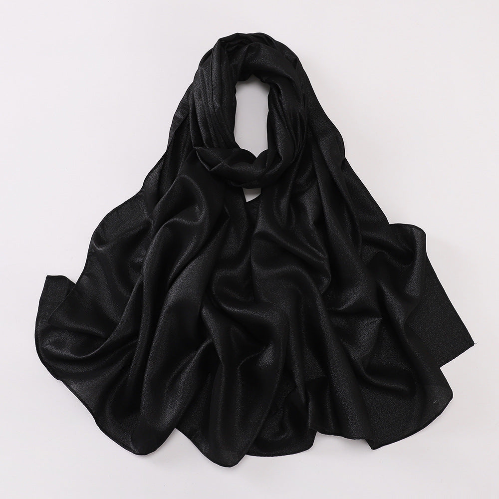 MSL328 Pure color diamond chiffon long scarf scarf wholesale - MinYang Fashion Apparel Accessory Manufacturer