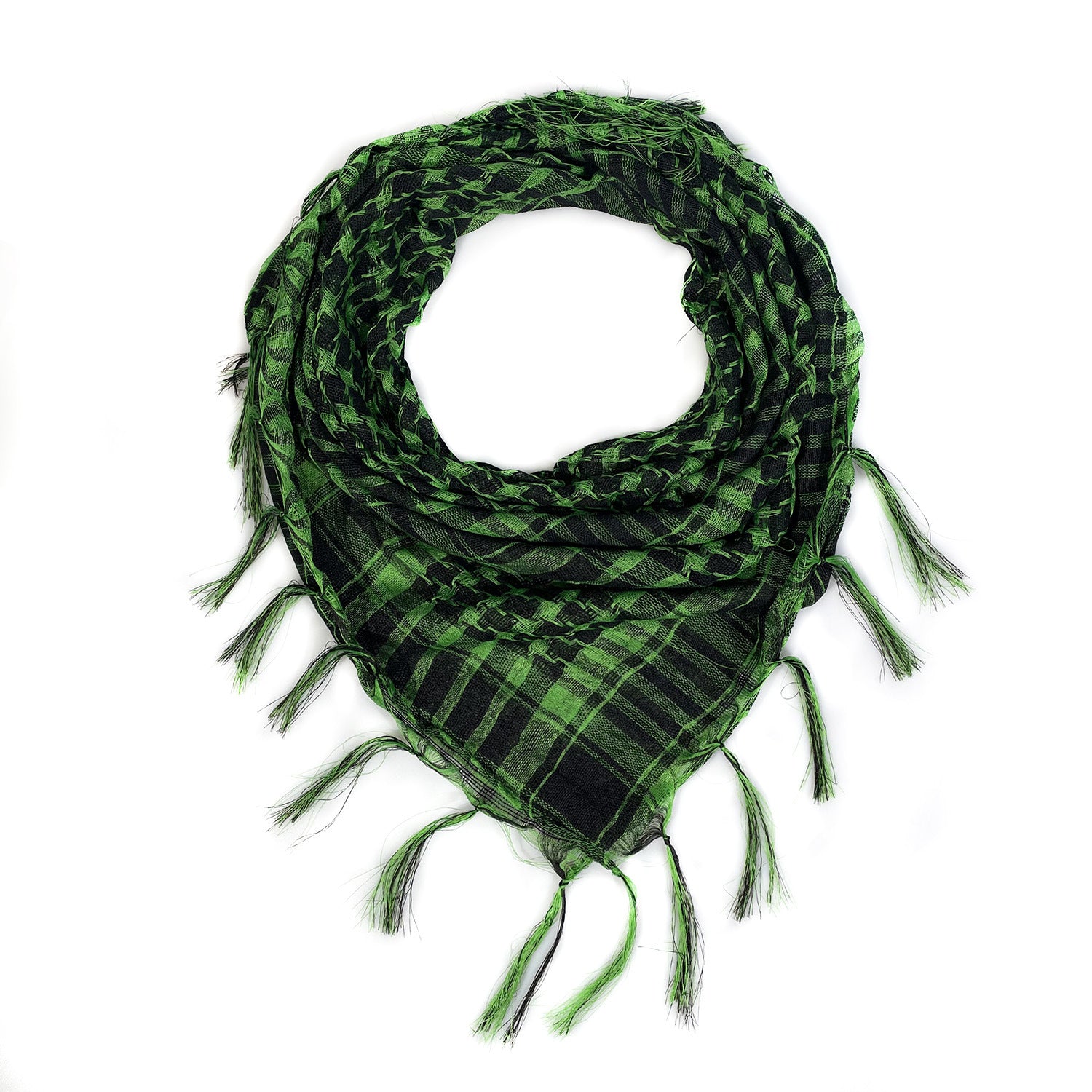 XA001 98*98cm Web Silk Houndstooth Square Scarf
