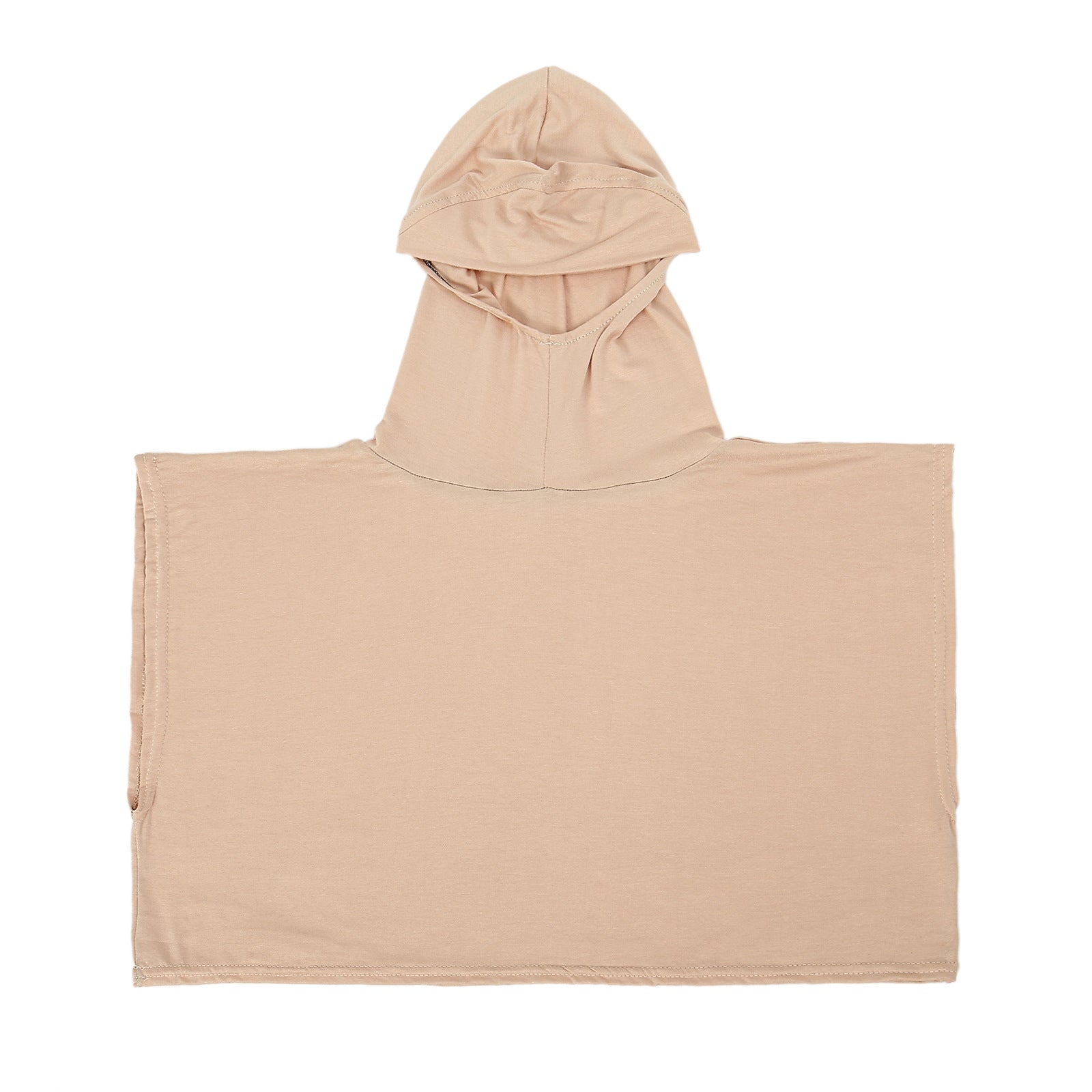 8227 Solid color one-piece hat Muslim headscarf with fake collar Pullover hat - MinYang Fashion Apparel Accessory Manufacturer