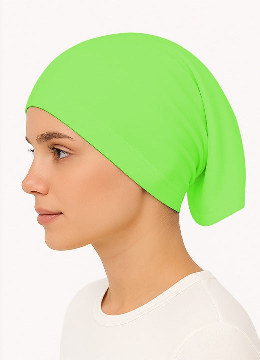 GT004 Summer personality ice silk hijab cap