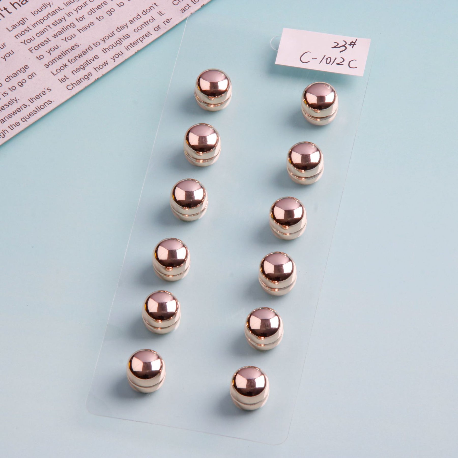 4--1 Exquisite, simple and sweet magnetic buckle - MOQ:12