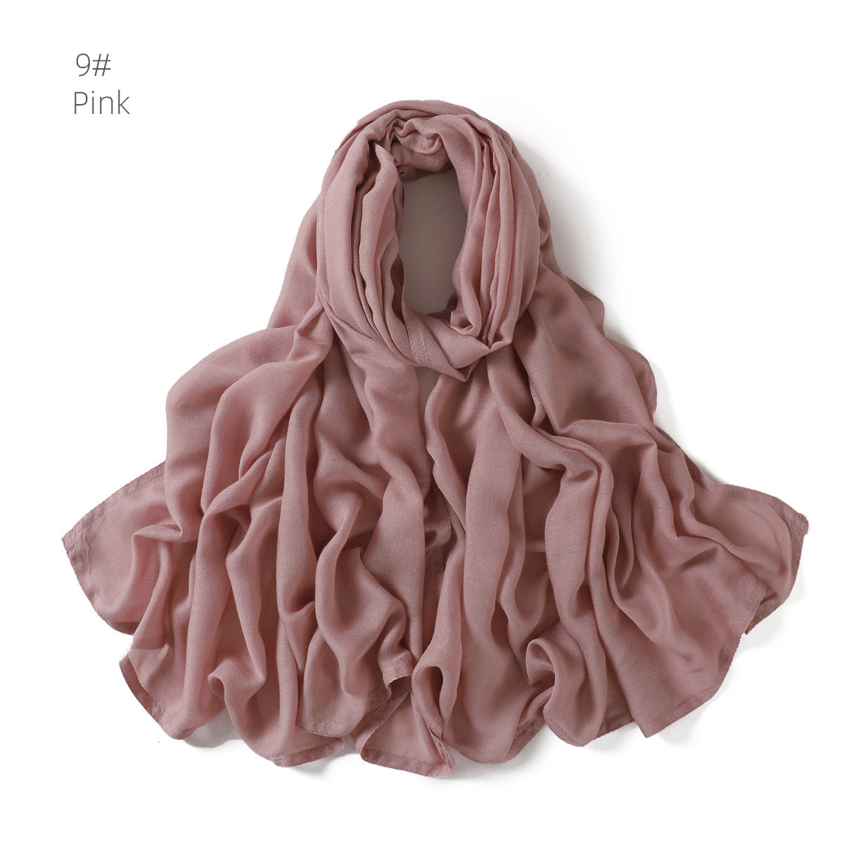 YZ228 High Quality Modal Scarf Shawl Small Size Solid Color Headband