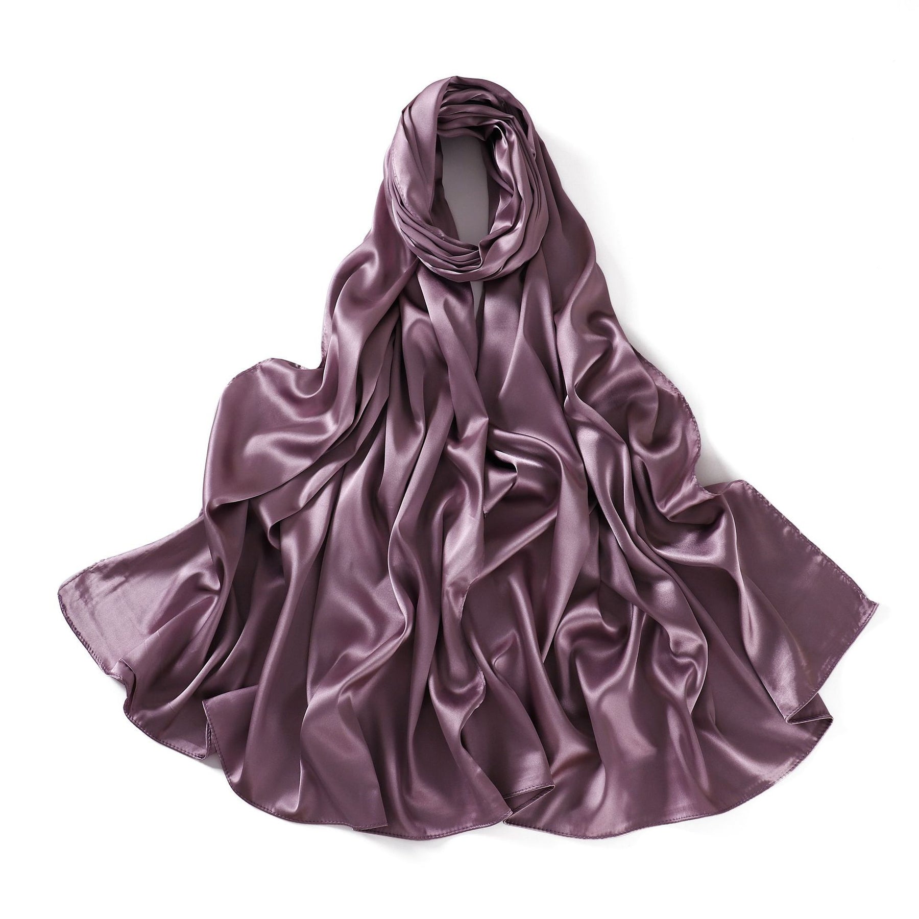 A37 imitation silk satin long multi-purpose scarf - MinYang Fashion Apparel Accessory Manufacturer