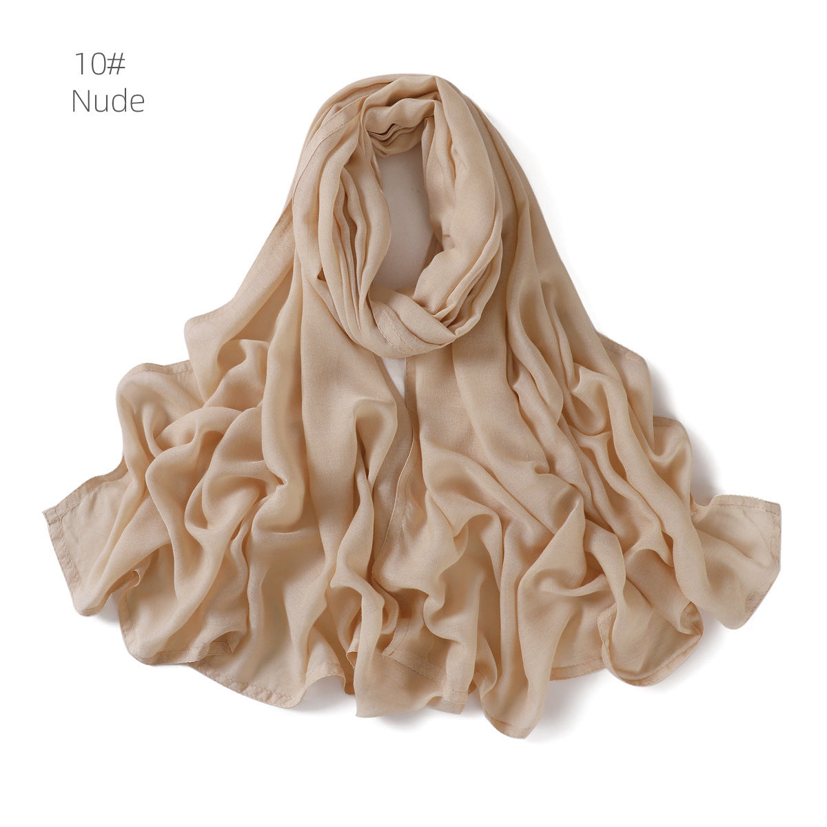 YZ228 High Quality Modal Scarf Shawl Small Size Solid Color Headband