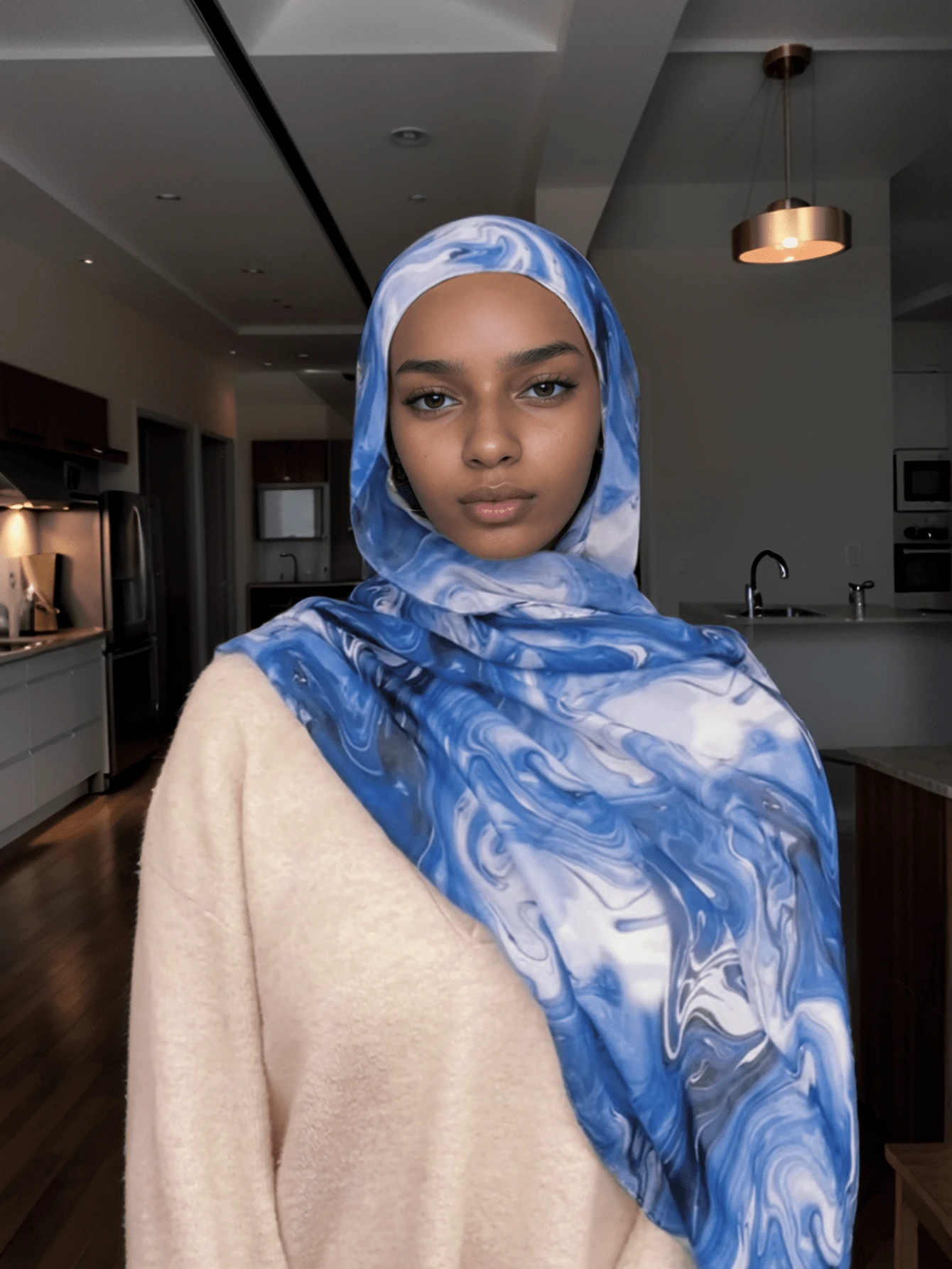 MYM03 New Modal Printed Hijabs Brimming Muslim Premium Ombr - MinYang Fashion Apparel Accessory Manufacturer