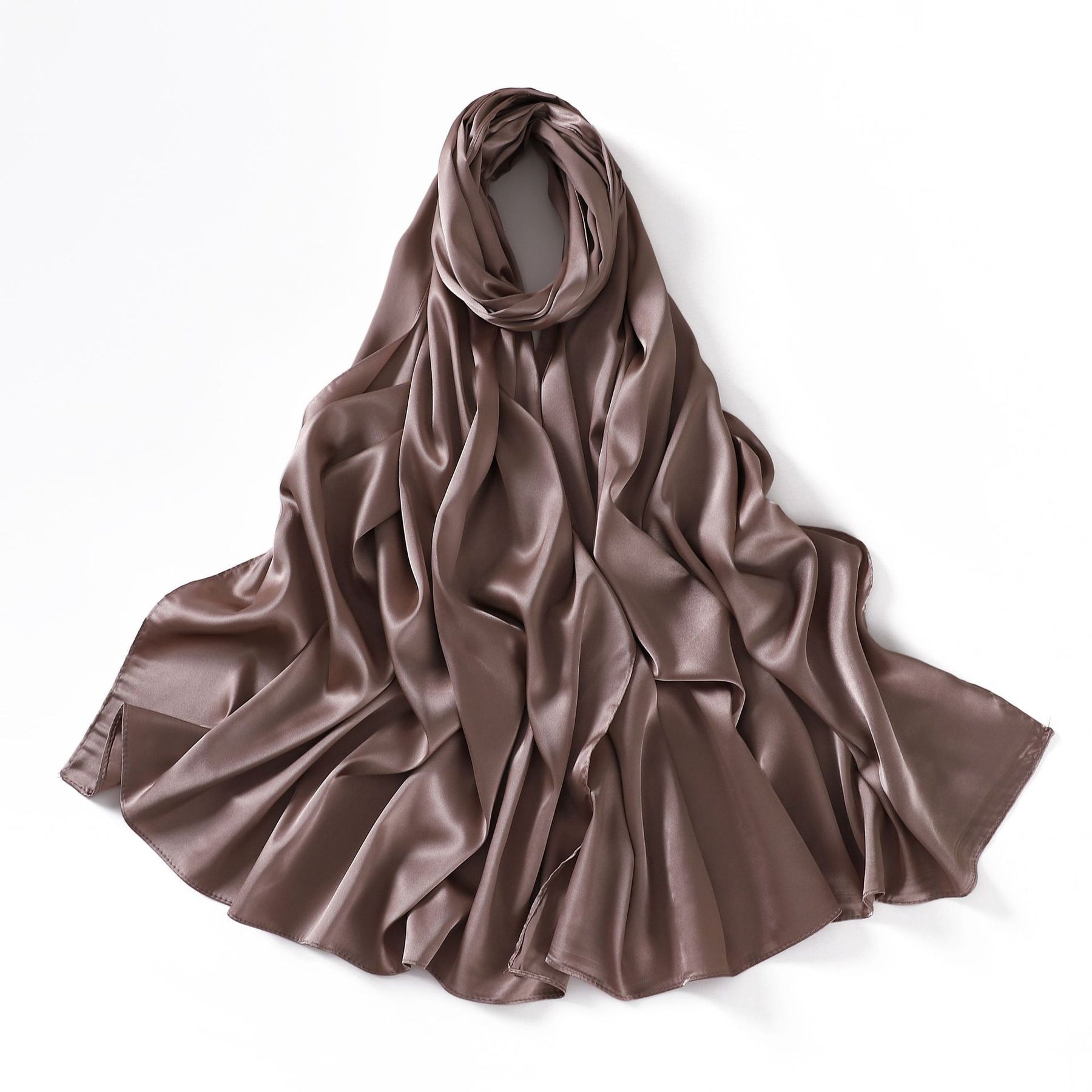 A37 imitation silk satin long multi-purpose scarf - MinYang Fashion Apparel Accessory Manufacturer