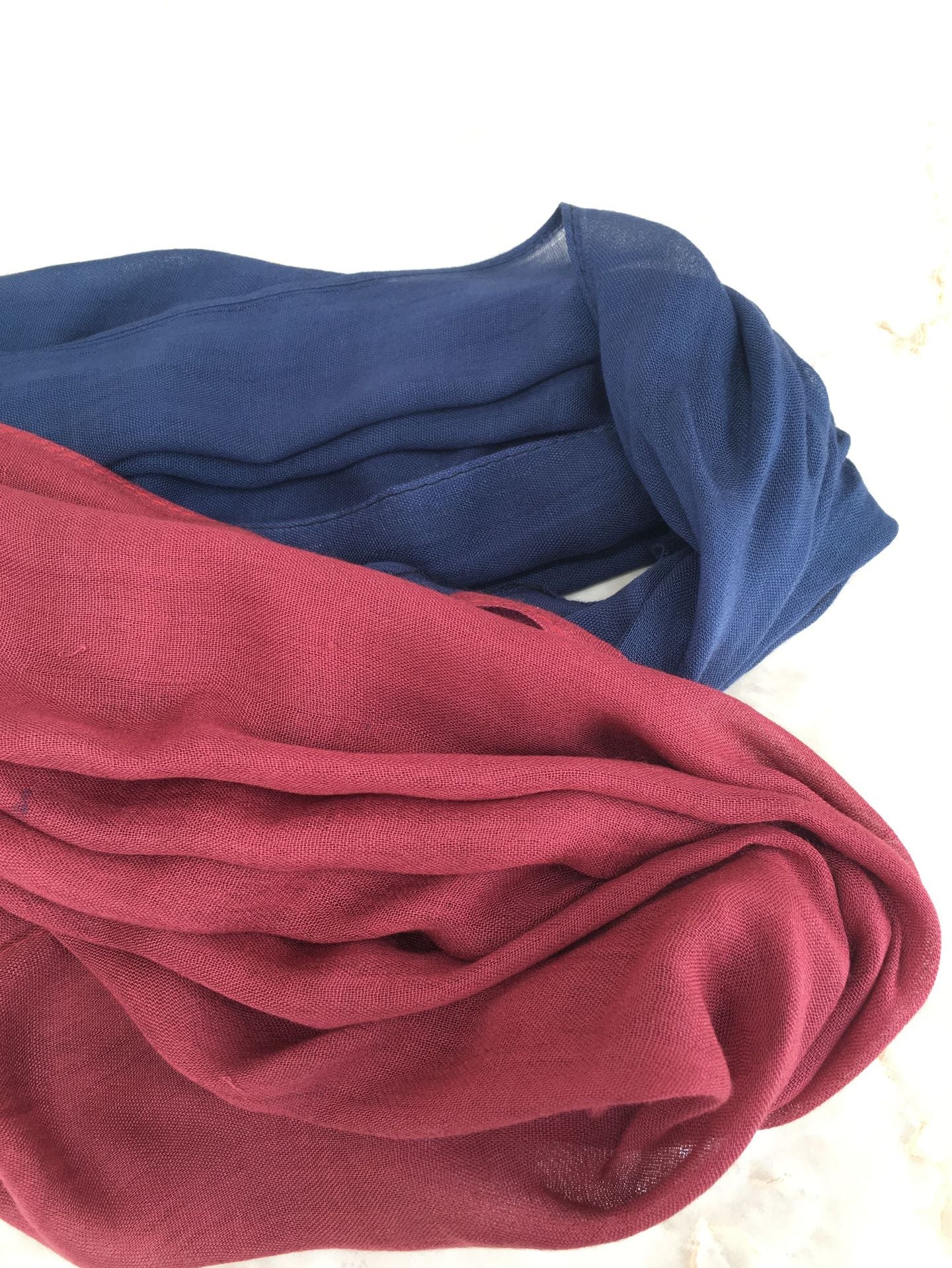 HY006 70X180CM 35COLRO Thin Single Needle Modal hijab + jersery Knitted Hat cap