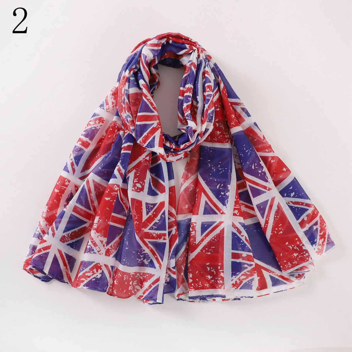 MYP08 USA printed scarf Vintage American flag new printed scarf Flag scarf Women's casual scarf - MinYang Fashion Apparel Accessory Manufacturer